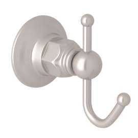 ROT7STN Wall Mount Single Robe Hook, Satin Nickel