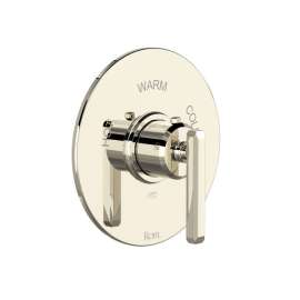 TAP13W1LMPN Apothecary 3/4-in Thermostatic Trim without Volume Control with Lever Handle, Polished Nickel