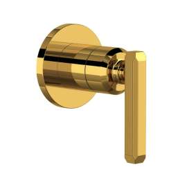 TAP18W1LMULB Apothecary Trim For Volume Control and Diverter with Lever Handle, Unlacquered Brass