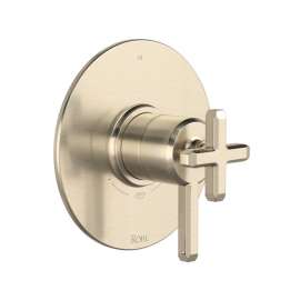 TAP23W1LMSTN Apothecary 1/2-in Thermostatic and Pressure Balance Trim with 3 Functions with Lever Handle, Satin Nickel