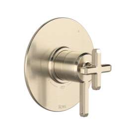 TAP45W1LMSTN Apothecary 1/2-in Thermostatic and Pressure Balance Trim with 5 Functions with Lever Handle, Satin Nickel