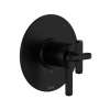 TAP47W1LMMB Apothecary 1/2-in Thermostatic and Pressure Balance Trim with 3 Functions with Lever Handle, Matte Black
