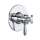 TTD45W1LMAPC 1/2-in Thermostatic and Pressure Balance Trim with 5 Functions with Lever Handle, Polished Chrome