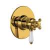 TTD45W1LPULB 1/2-in Thermostatic and Pressure Balance Trim with 5 Functions with Lever Handle, Unlacquered Brass