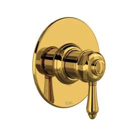 TTD51W1LMULB 1/2-in Pressure Balance Trim with Lever Handle, Unlacquered Brass