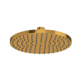 468BG 8-in Rain Showerhead, Brushed Gold