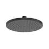 468BK 8-in Rain Showerhead, Black