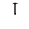 508BK 6-in Ceiling Mount Shower Arm with Round Escutcheon, Black