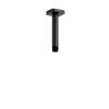 578BK 6-in Ceiling Mount Shower Arm with Square Escutcheon, Black