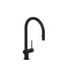 AZ101BK Azure Pulldown Kitchen Faucet, Black