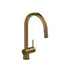 AZ211BG Azure Pull-Down Touchless Kitchen Faucet with C-Spout, Brushed Gold