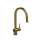 AZ211BG Azure Pull-Down Touchless Kitchen Faucet with C-Spout, Brushed Gold