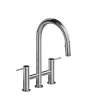 AZ400C Azure Bridge Pulldown Kitchen Faucet, Chrome
