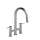 AZ400C Azure Bridge Pulldown Kitchen Faucet, Chrome