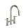 AZ400PN Azure Bridge Pulldown Kitchen Faucet, Polished Nickel