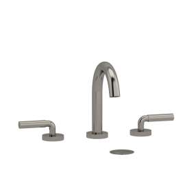 RU08LBN Riu Widespread Lavatory Faucet with C-Spout with Lever Handles, Brushed Nickel