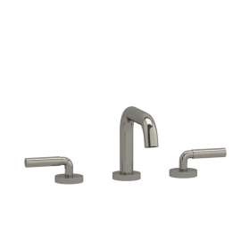RUSQ08LBN Riu Widespread Lavatory Faucet with U-Spout with Lever Handles, Brushed Nickel