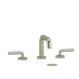 RUSQ08LPN Riu Widespread Lavatory Faucet with U-Spout with Lever Handles, Polished Nickel