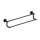 ST6BK Star 24-in Double Towel Bar, Black