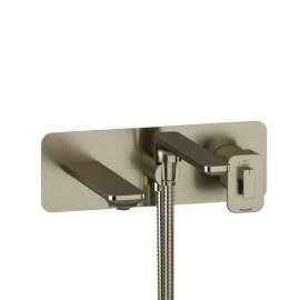 TEQ21BN Equinox Wall Mount Tub Filler Trim, Brushed Nickel