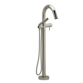 TRU39BN Riu Single Hole Floor Mount Tub Filler Trim, Brushed Nickel