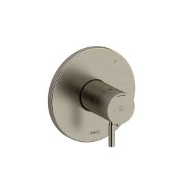 TRUTM47BN Riu 1/2-in Thermostatic and Pressure Balance Trim with 3 Functions with Lever Handle, Brushed Nickel