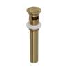 Lavatory Push Drain With Overflow, 0127DOFAG
