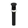 Lavatory Push Drain With Overflow, 0127DOFMB