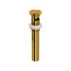 Lavatory Push Drain With Overflow, 0127DOFULB