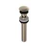Lavatory Push Drain With Overflow, 5447STN