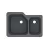 Allia(TM) 33" Fireclay 2 Bowl Undermount Kitchen Sink, 6337-04