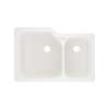 Allia(TM) 33" Fireclay 2 Bowl Undermount Kitchen Sink, 6337-68