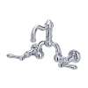 Acqui(R) Wall Mount Bridge Lavatory Faucet With Column Spout, A1418LMAPC-2