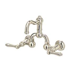 Acqui(R) Wall Mount Bridge Lavatory Faucet With Column Spout, A1418LMPN-2