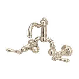 Acqui(R) Wall Mount Bridge Lavatory Faucet With Column Spout, A1418LMSTN-2