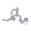Acqui(R) Wall Mount Bridge Lavatory Faucet With Column Spout, A1418LPAPC-2