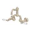 Acqui(R) Wall Mount Bridge Lavatory Faucet With Column Spout, A1418LPSTN-2