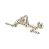 Acqui(R) Wall Mount Bridge Lavatory Faucet With U-Spout, A1423LMSTN-2