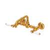 Acqui(R) Wall Mount Bridge Lavatory Faucet With U-Spout, A1423LPIB-2