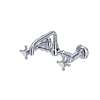 Acqui(R) Wall Mount Bridge Lavatory Faucet With U-Spout, A1423XMAPC-2