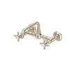 Acqui(R) Wall Mount Bridge Lavatory Faucet With U-Spout, A1423XMSTN-2
