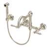 Acqui(R) Wall Mount Bridge Kitchen Faucet With Sidespray And Column Spout, A1456LMWSPN-2
