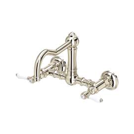 Acqui(R) Wall Mount Bridge Kitchen Faucet With Column Spout, A1456LPPN-2