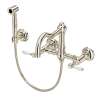 Acqui(R) Wall Mount Bridge Kitchen Faucet With Sidespray And Column Spout, A1456LPWSPN-2