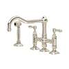 Acqui(R) Bridge Kitchen Faucet With Side Spray, A1458LMWSPN-2