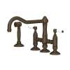 Acqui(R) Bridge Kitchen Faucet With Side Spray, A1458LPWSTCB-2