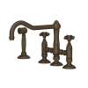 Acqui(R) Bridge Kitchen Faucet With Side Spray, A1458XMWSTCB-2
