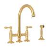 Acqui(R) Bridge Kitchen Faucet With Side Spray, A1461LMWSIB-2