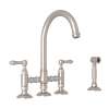 Acqui(R) Bridge Kitchen Faucet With Side Spray, A1461LMWSSTN-2