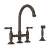 Acqui(R) Bridge Kitchen Faucet With Side Spray, A1461LMWSTCB-2